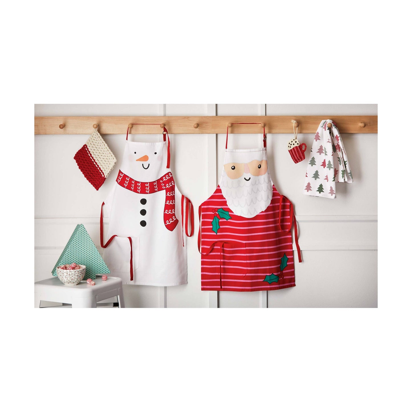 SALE Snowman Kids Apron