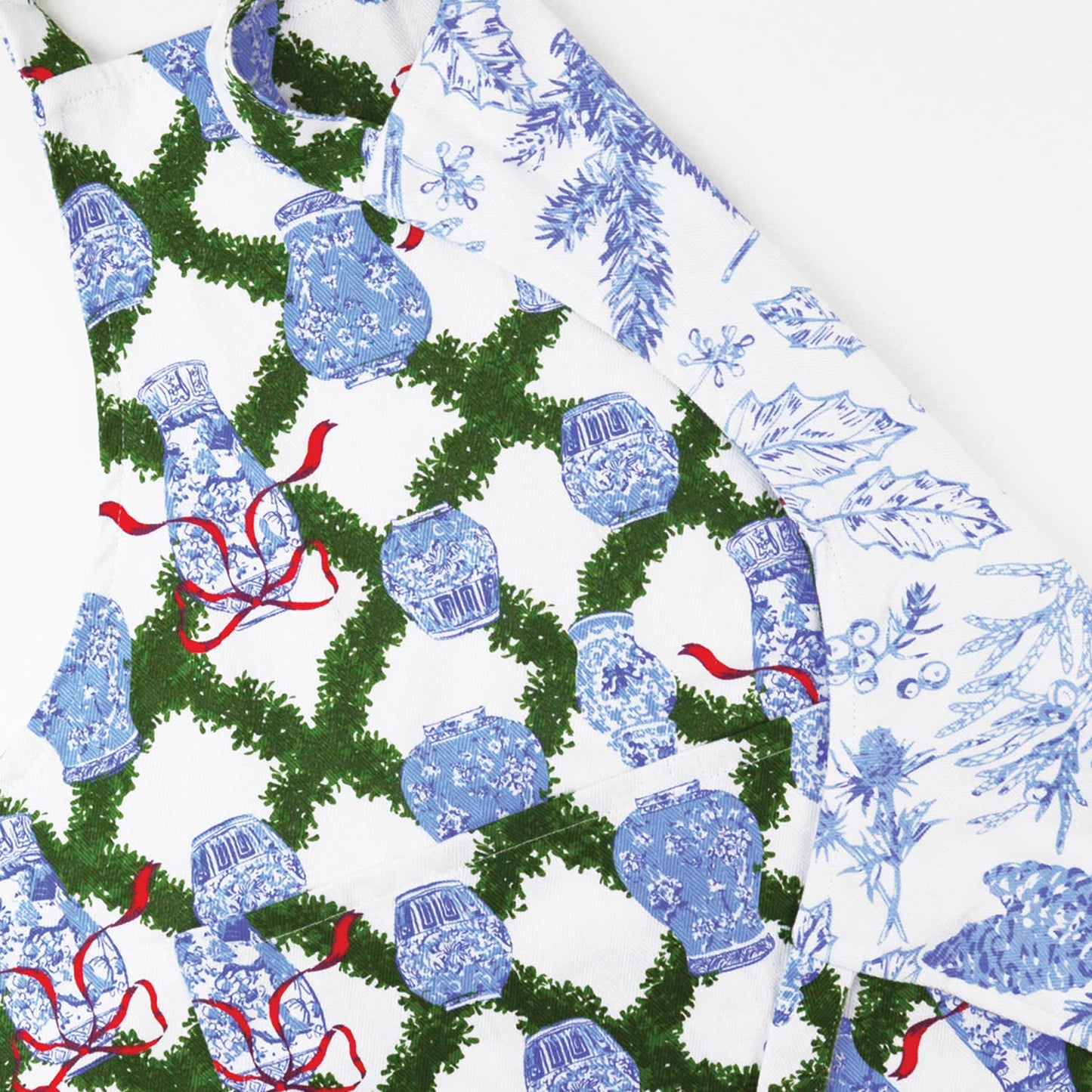 Boxwood Ginger Jar Reversible Apron