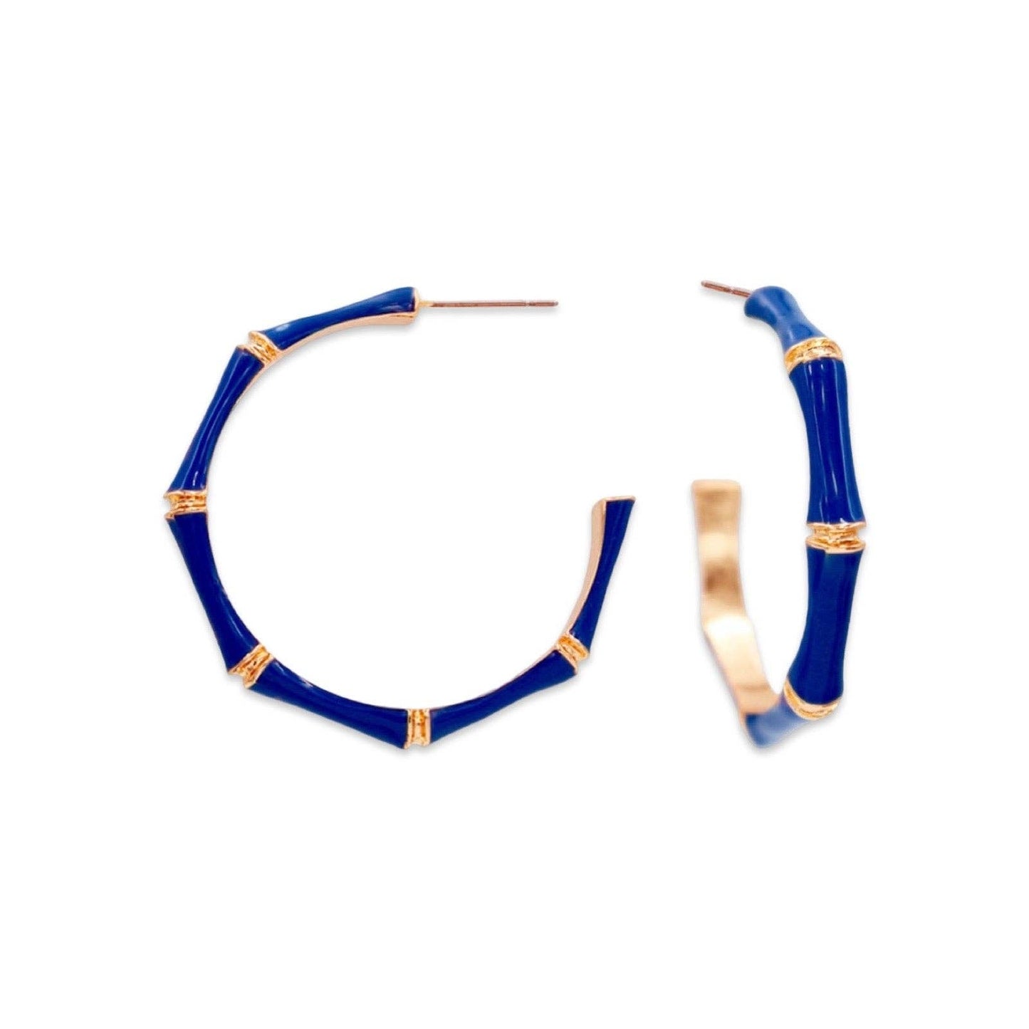 Navy Bamboo Hoop | Gameday Hoop | Custom Hoop