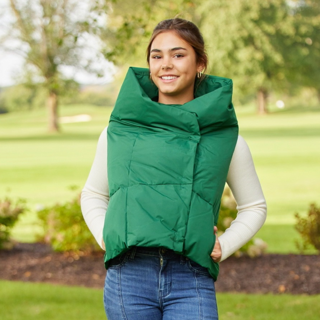 Green Waterproof Puffer Vest