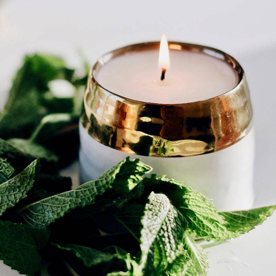 Clara | Growing Candle, flower seed-label, eco-friendly