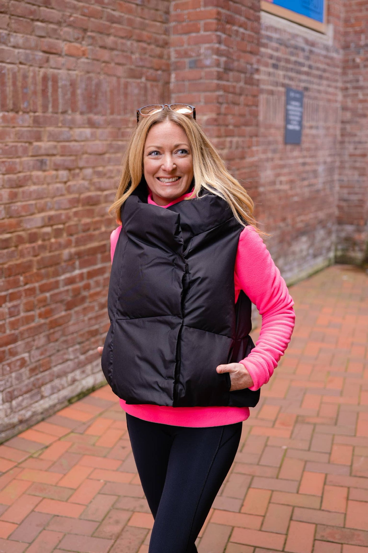 Black Waterproof Pretty Puffer Vest