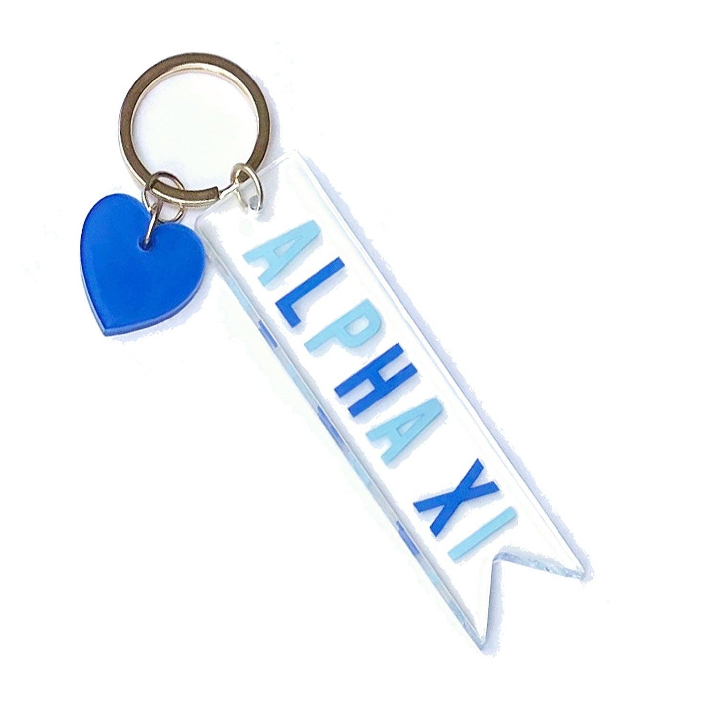 Sorority & Greek Acrylic Heart Keychain