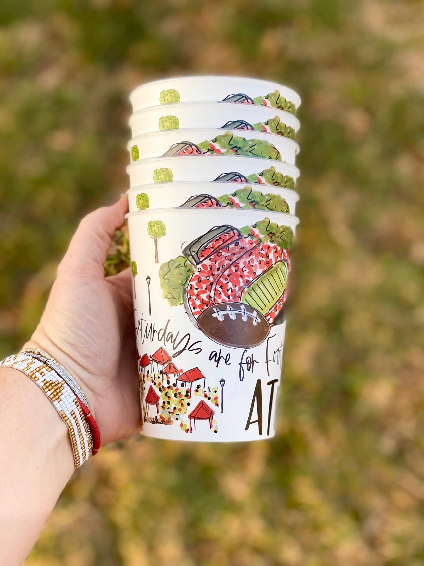 Athens Reusable Cups, tailgating, gameday gifts