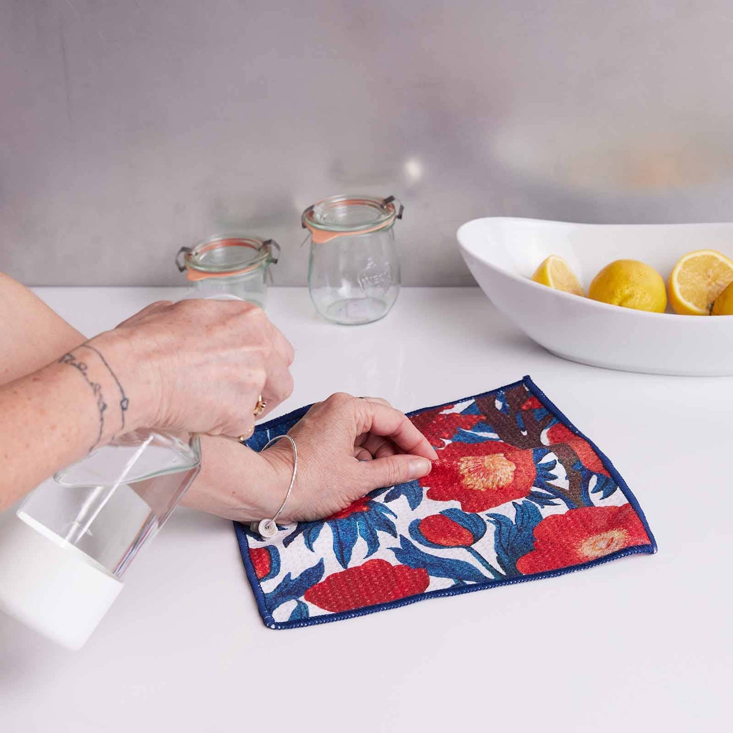 ICELANDIC POPPIES Dish Cloths, Set of 3