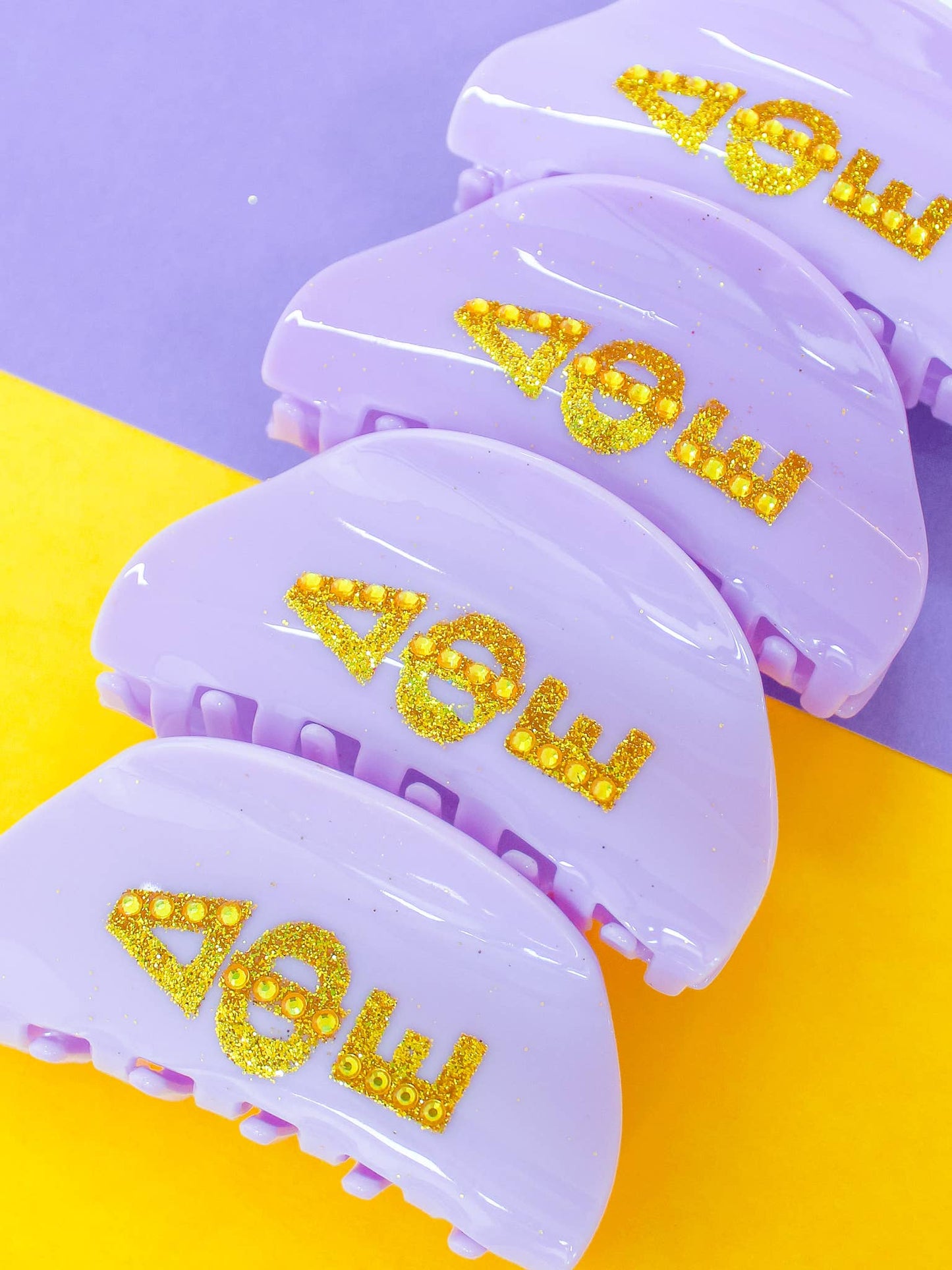 Girl On the Go Sorority Hair Claw Clip