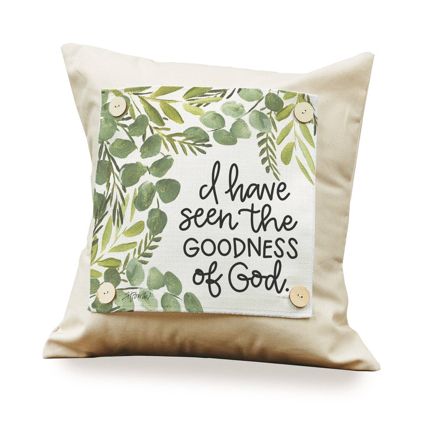 Spiritual "Goodness of God" Pillow Swap