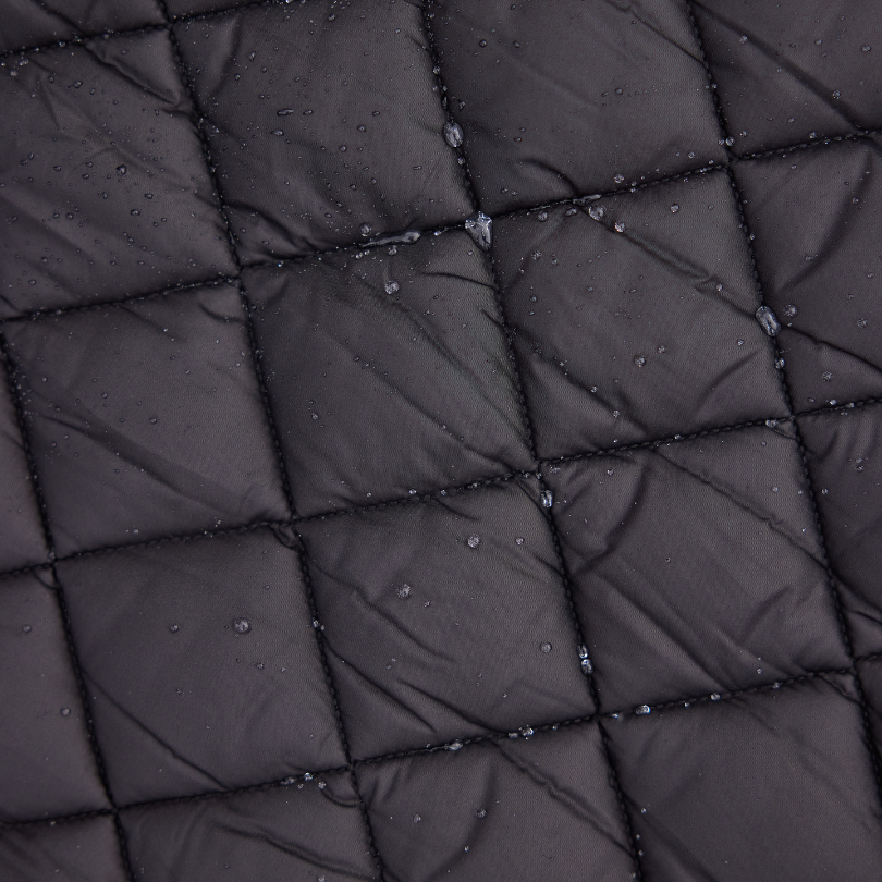 Black Waterproof Quilted Puffer Blanket