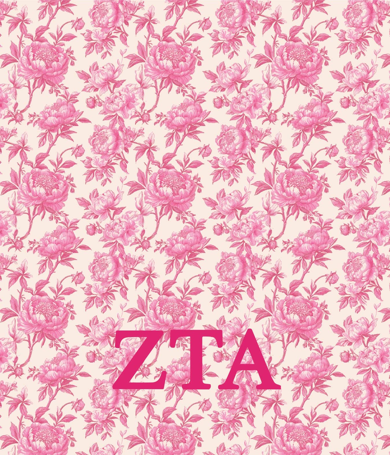 Sorority Floral Minky Blanket