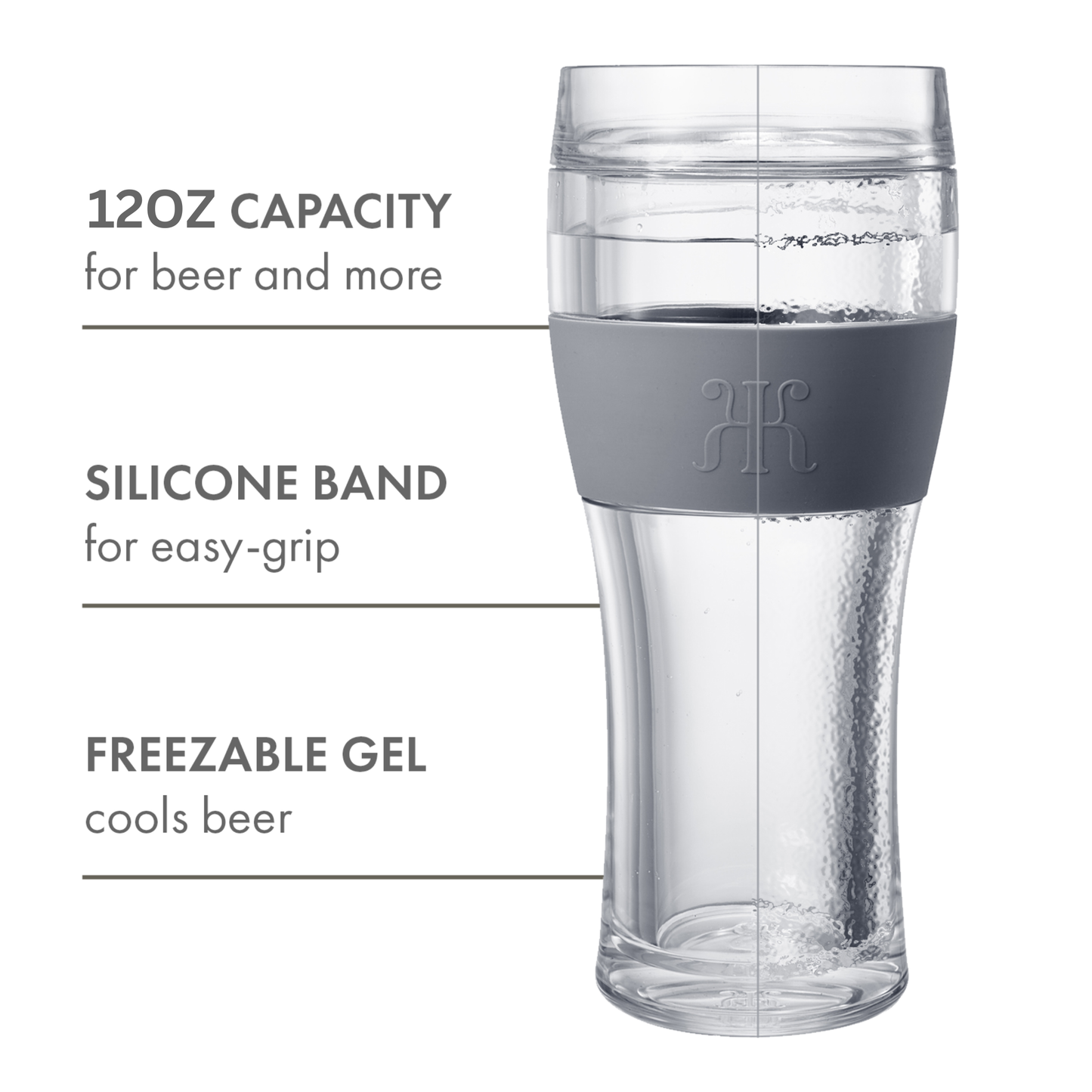 Frozen Beer Glasses - Unbreakable Acrylic Frozen Glassware