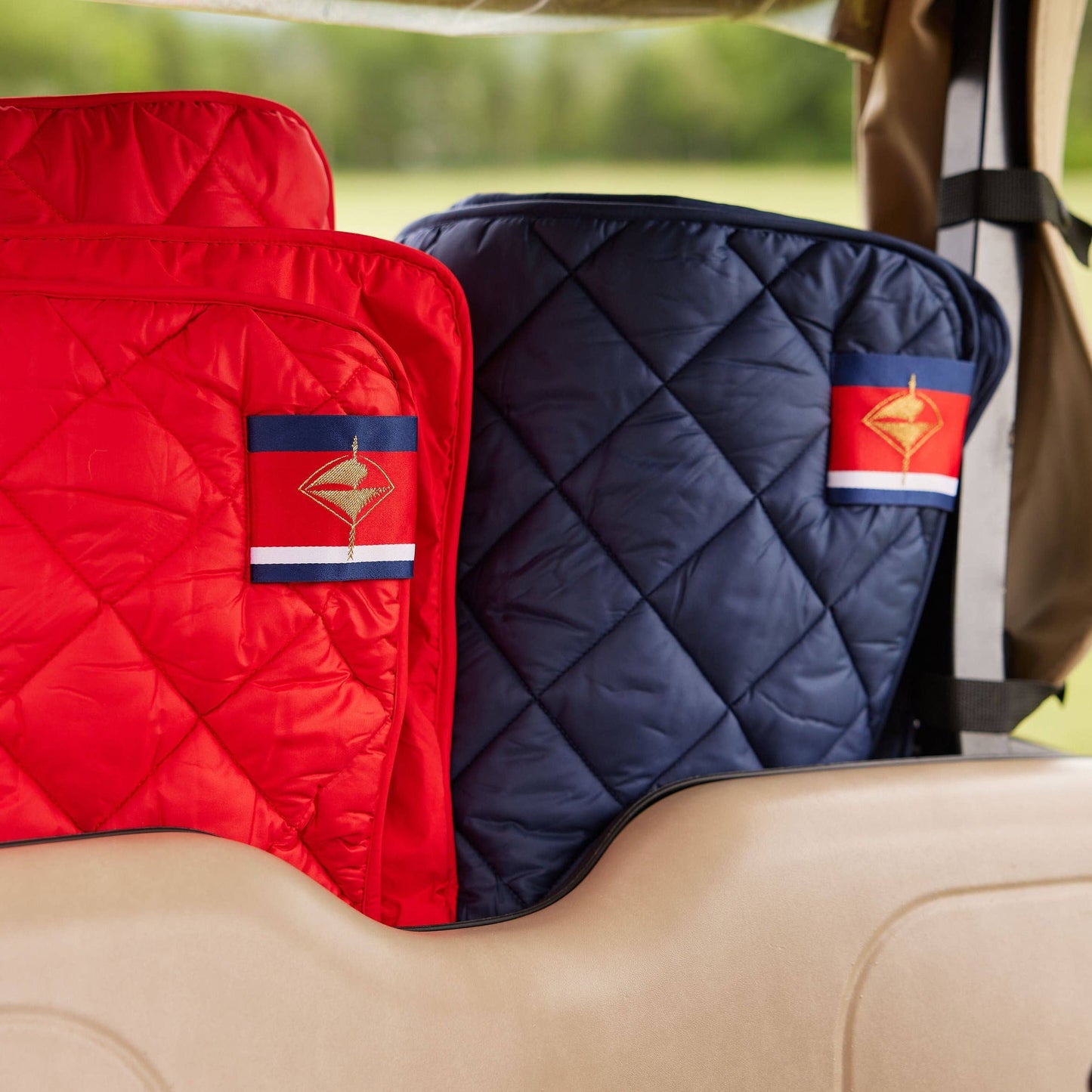 Navy Waterproof Puffer Blanket
