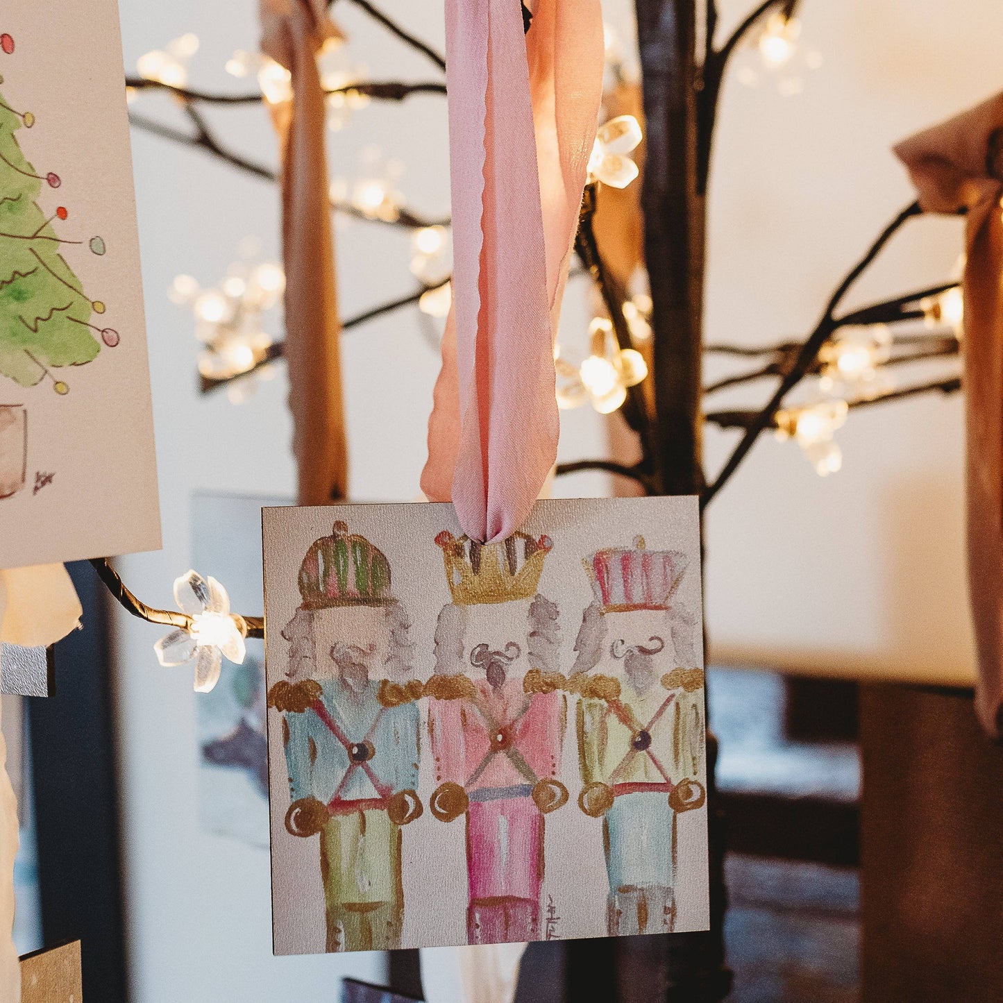 BRIDGETT'S PASTEL NUTCRACKERS ORNAMENT
