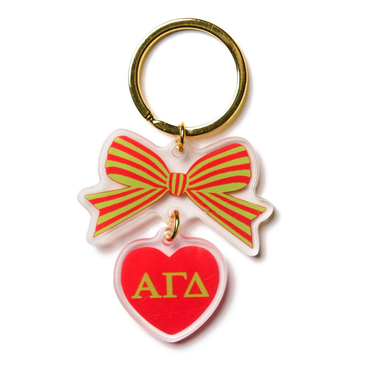 Sorority & Greek BOW-DACIOUS Keychain