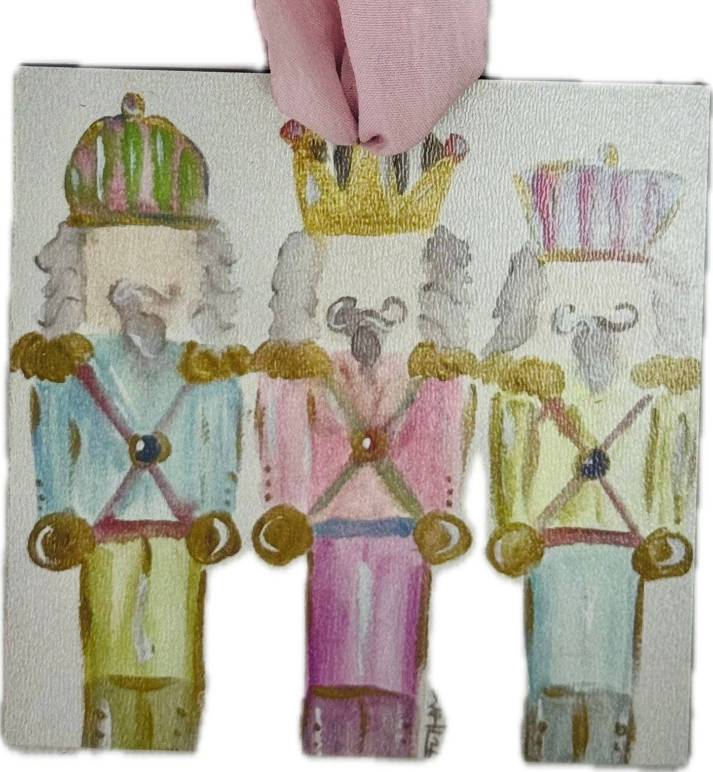 BRIDGETT'S PASTEL NUTCRACKERS ORNAMENT