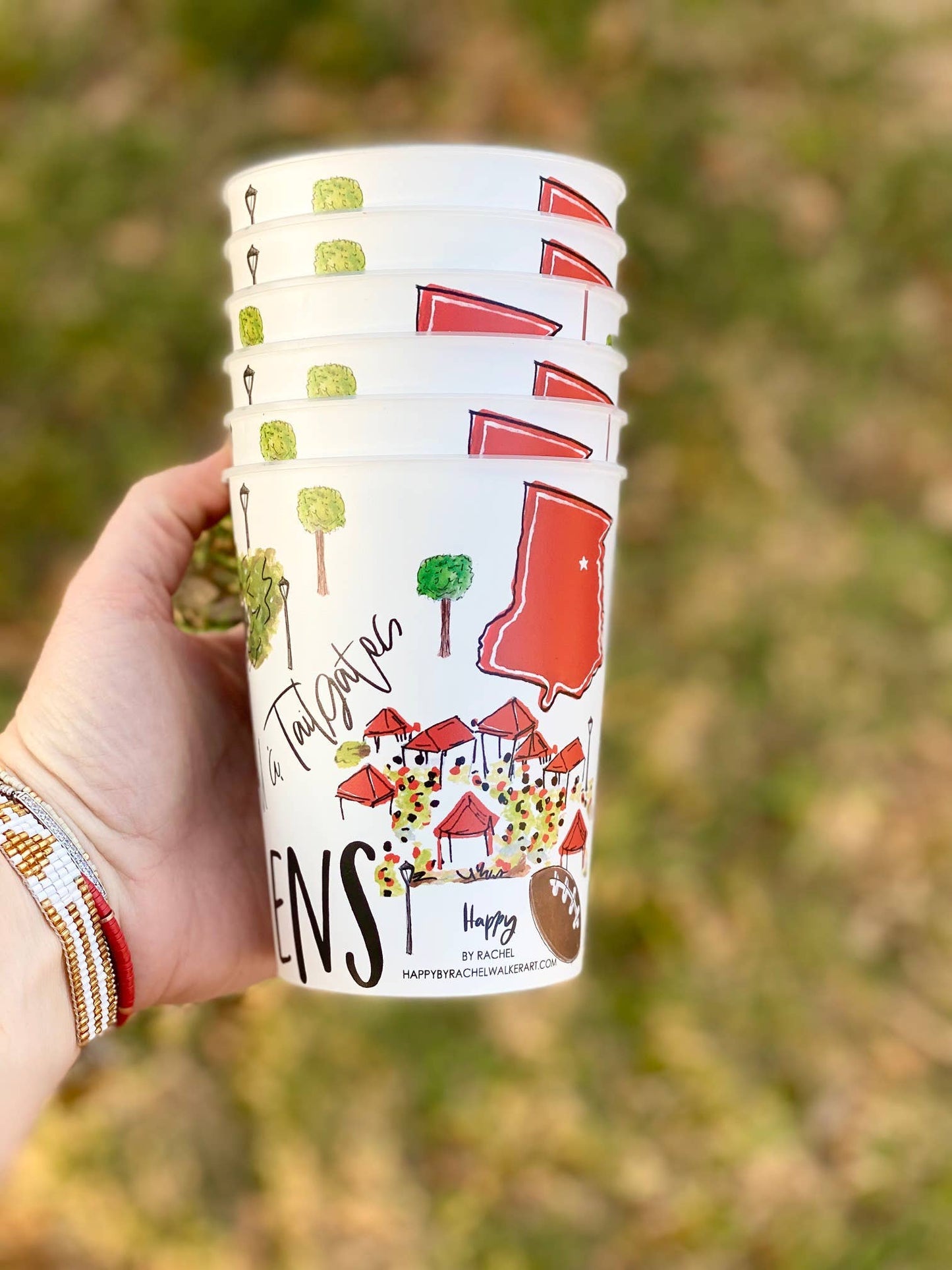 Athens Reusable Cups, tailgating, gameday gifts