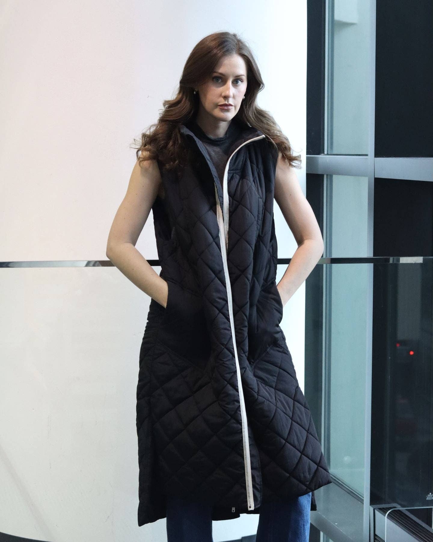 Black Sideliner Vest
