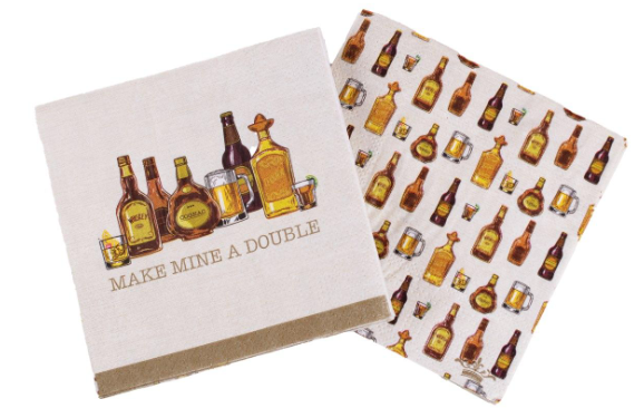 Make Mine A Double Cocktail Napkins