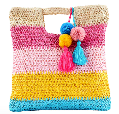 Bright Straw Tote