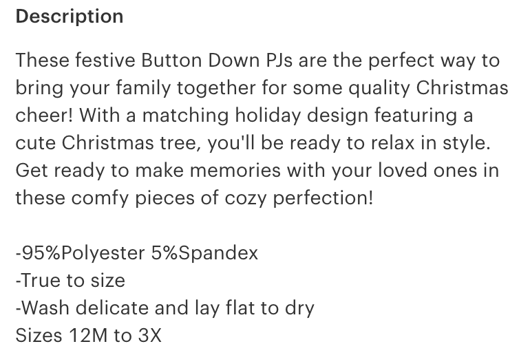 Pink or Blue ADULT Christmas Tree Button down PJ Set (click to see pink & Blue option)