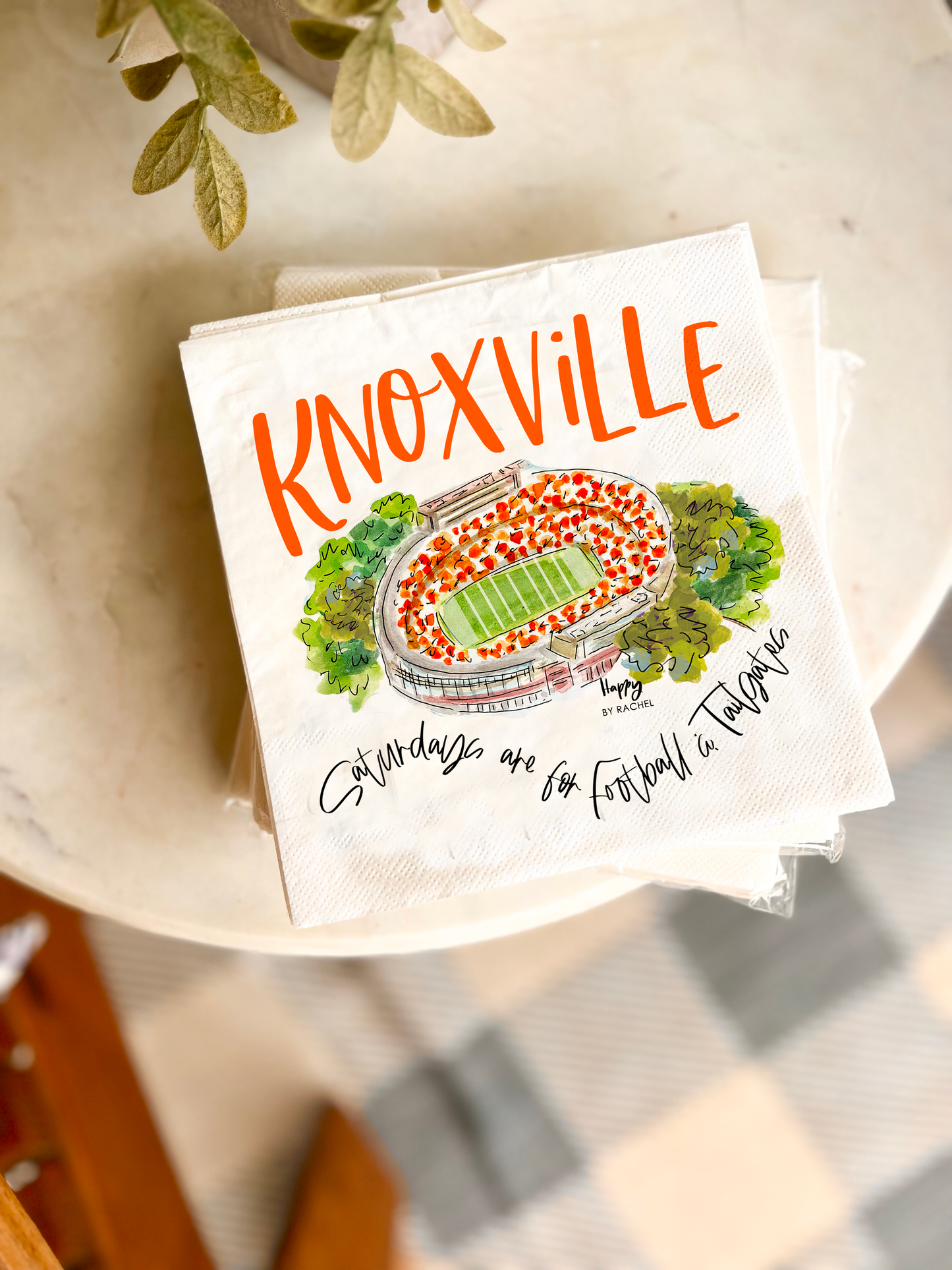 Knoxville Tailgate Napkins-20/pack -Lunch Size-Full Color