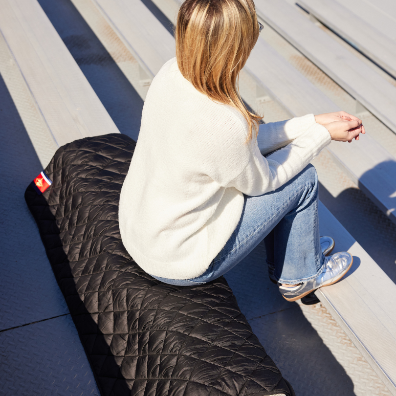 Black Waterproof Quilted Puffer Blanket