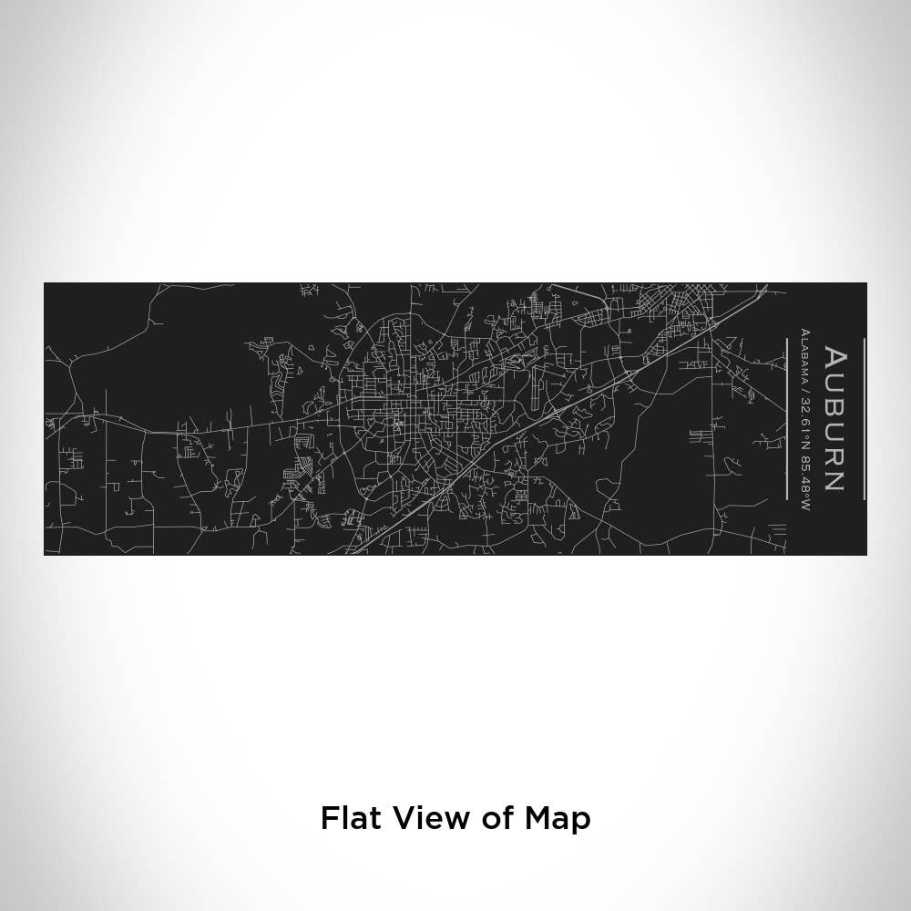 Auburn AL Map Insulated Cup in Matte Black