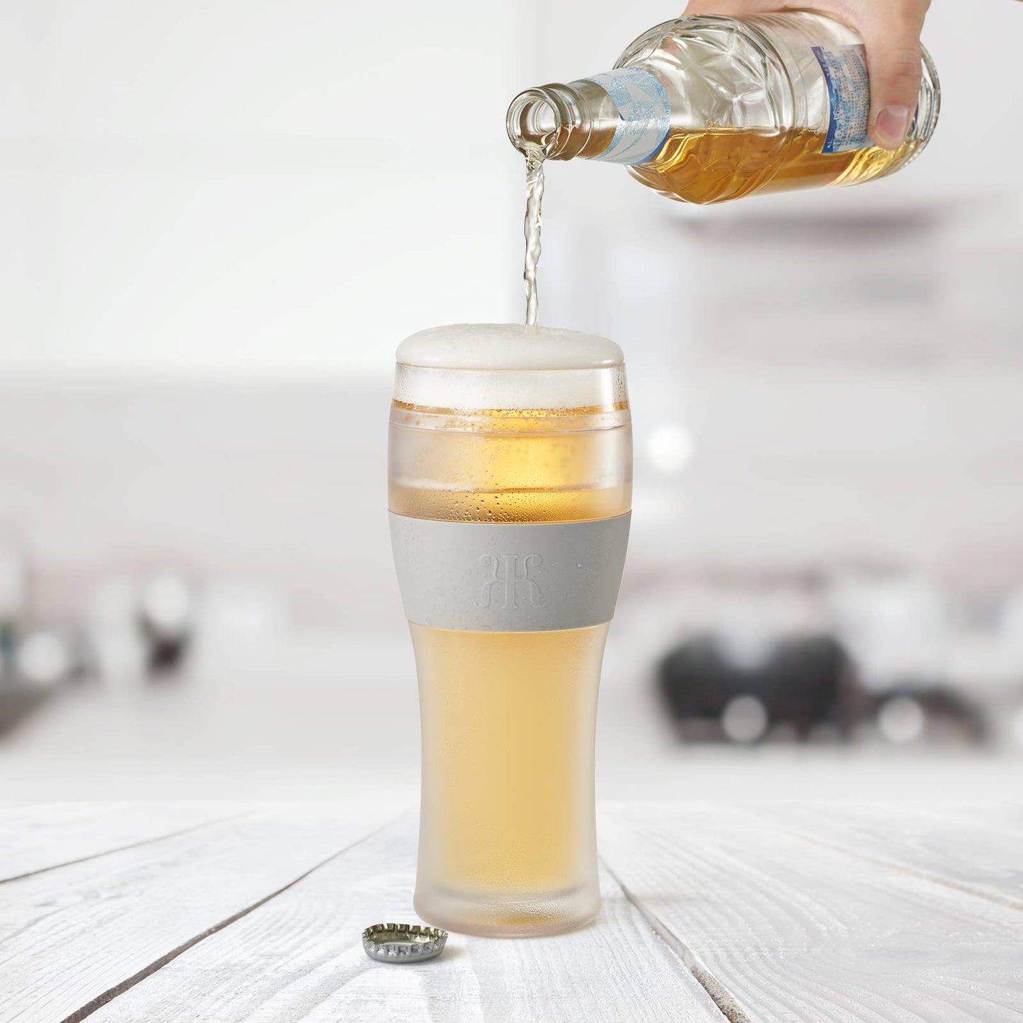 Frozen Beer Glasses - Unbreakable Acrylic Frozen Glassware
