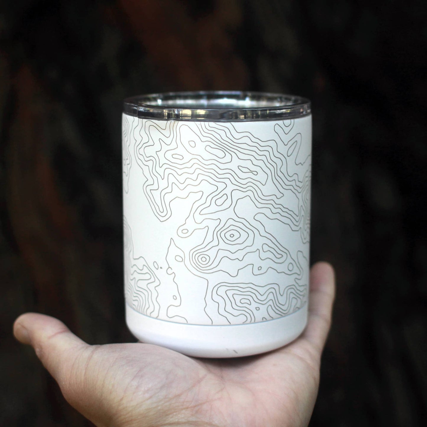 Auburn AL Map Insulated Cup in Matte White
