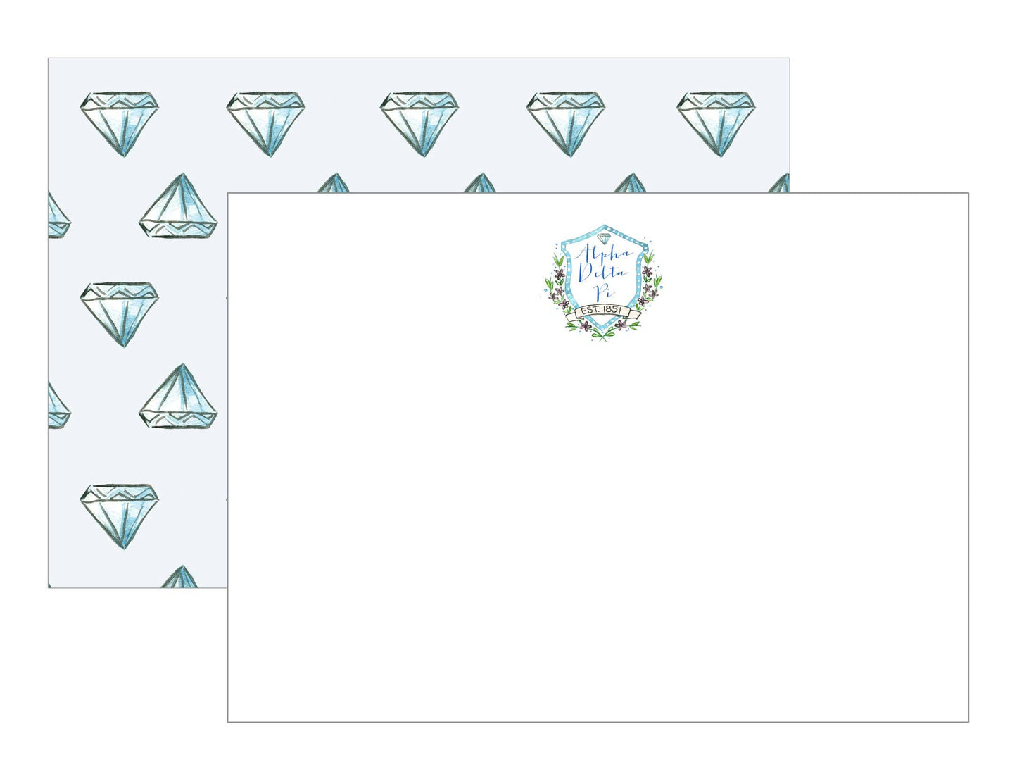 Sorority & Greek MOTIF Notecards