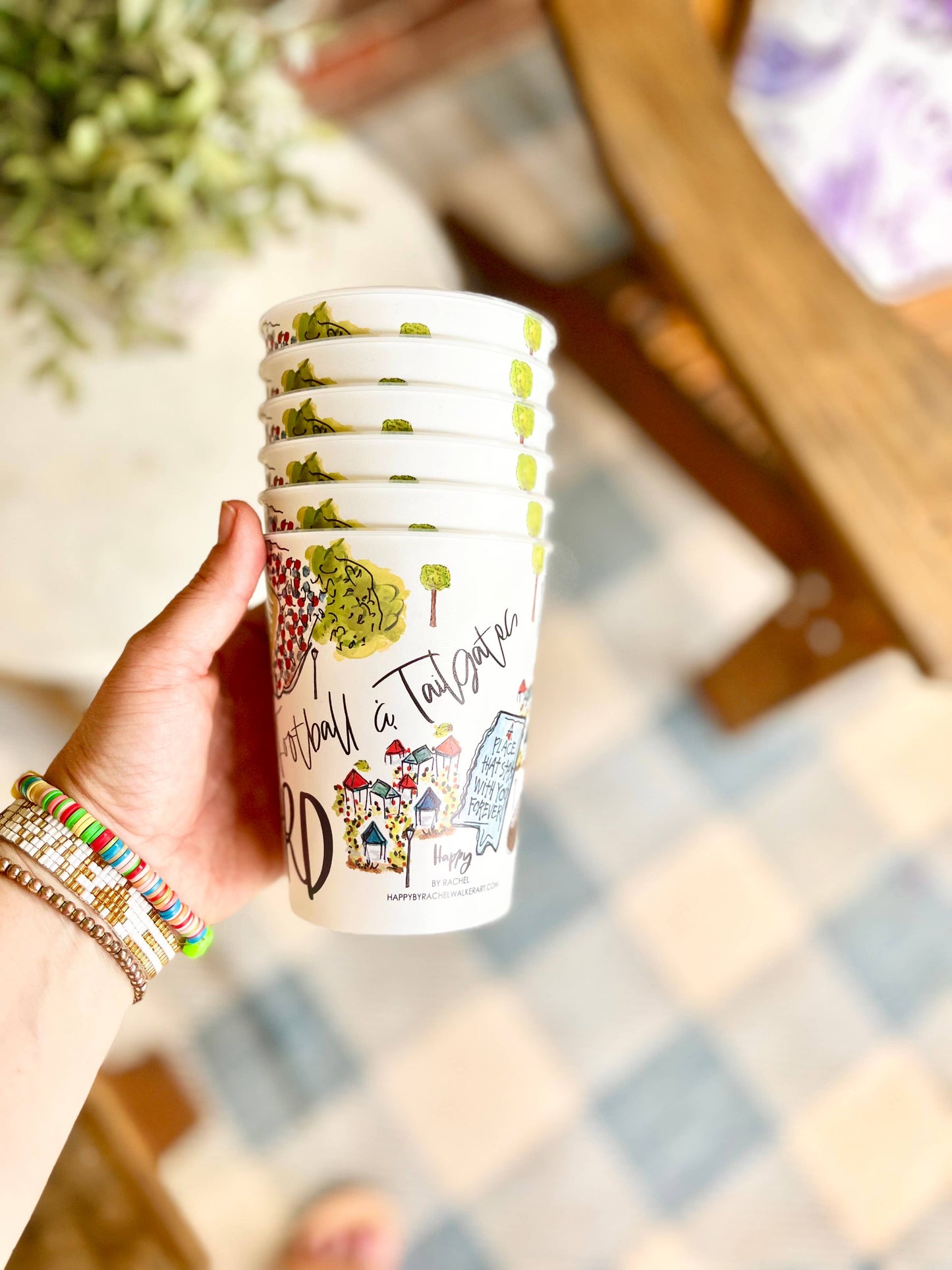 Oxford Reusable Party Cups, gifts, college games, alumni