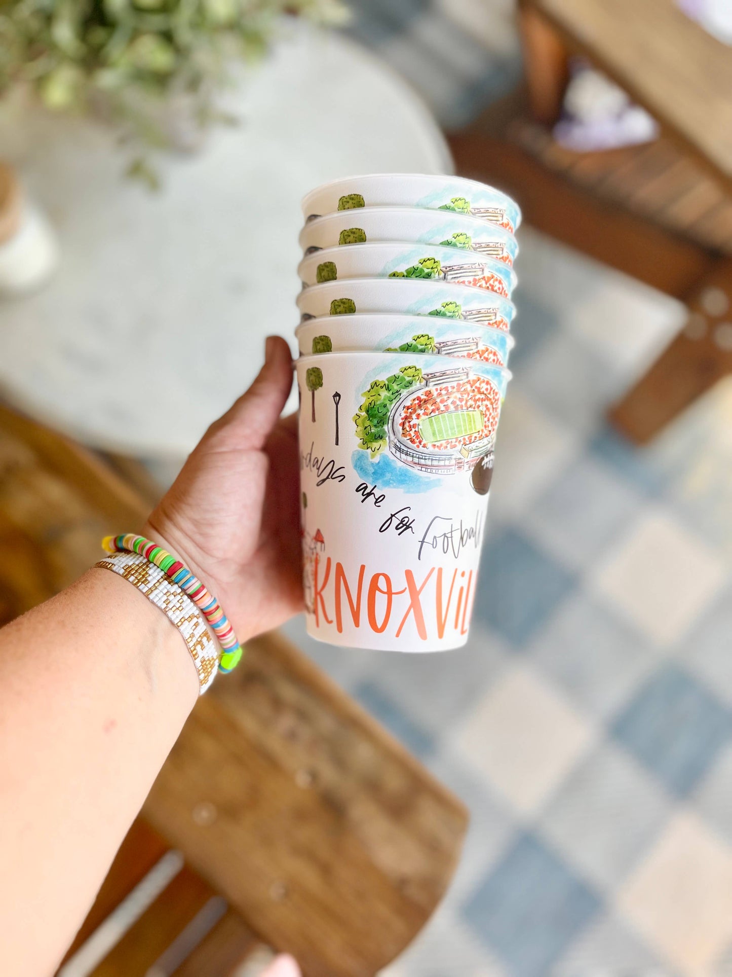 Knoxville Reusable Cups, gifts, collegiate games, alumni