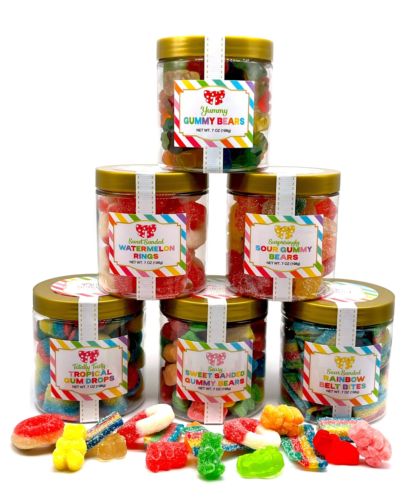 Candy Sugar Stacks - Everyday Watermelon Gummy Rings