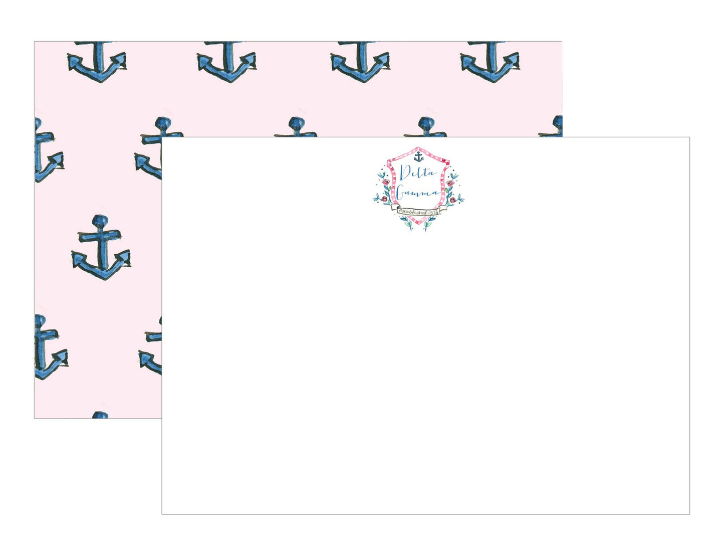 Sorority & Greek MOTIF Notecards