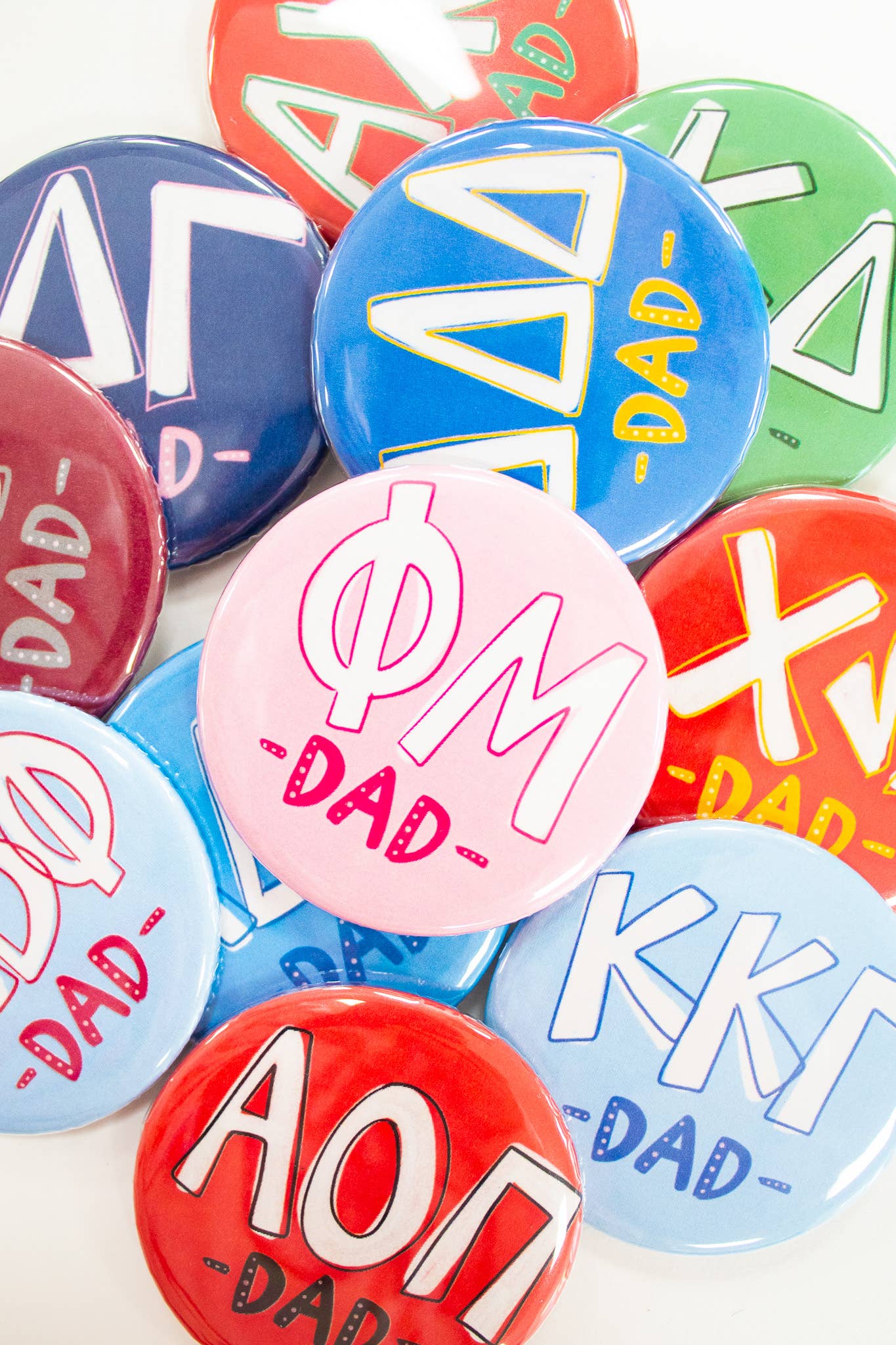 Sorority Dad Gameday Buttons