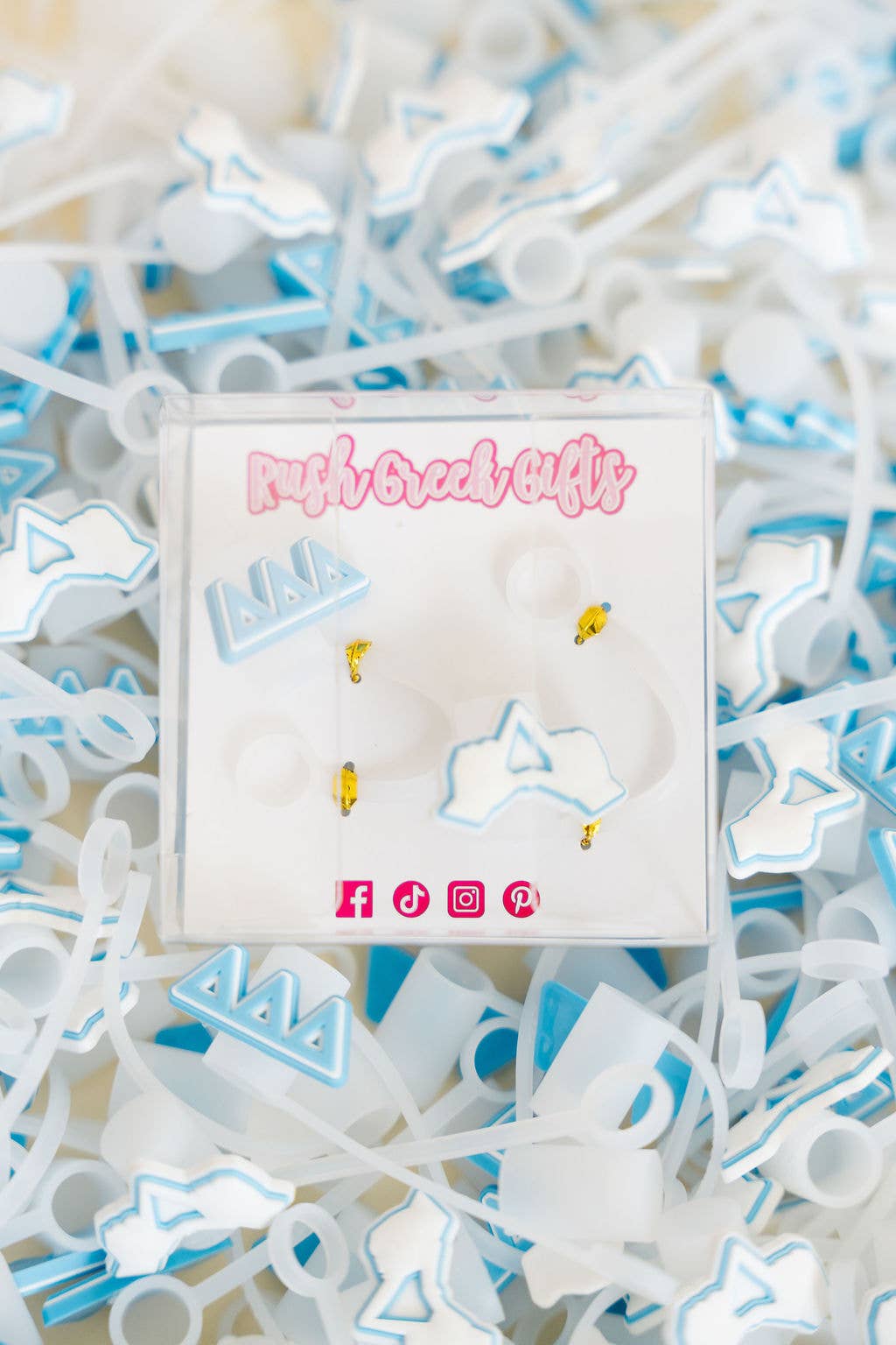 Sorority Straw Toppers