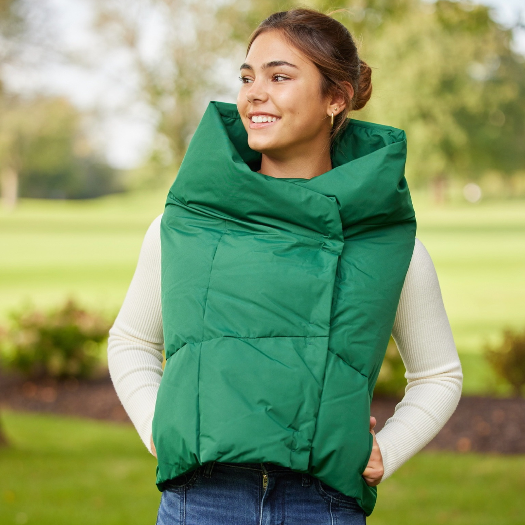 Green Waterproof Puffer Vest