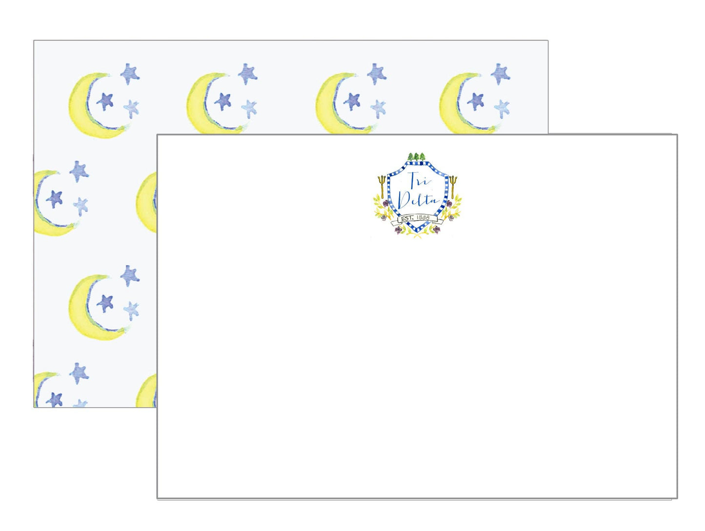 Sorority & Greek MOTIF Notecards