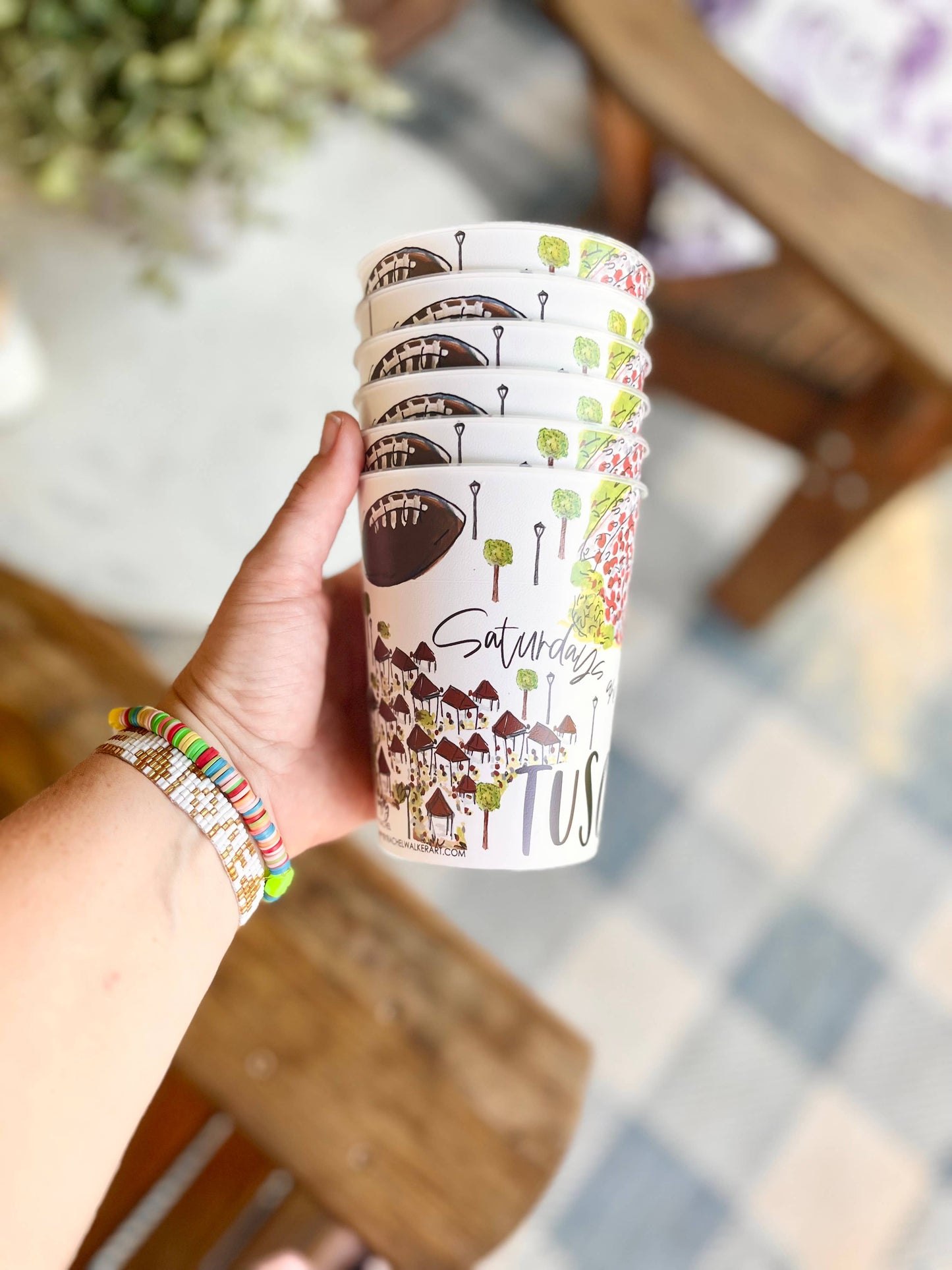 Tuscaloosa Reusable Cups, college tailgating, gifts, alumni