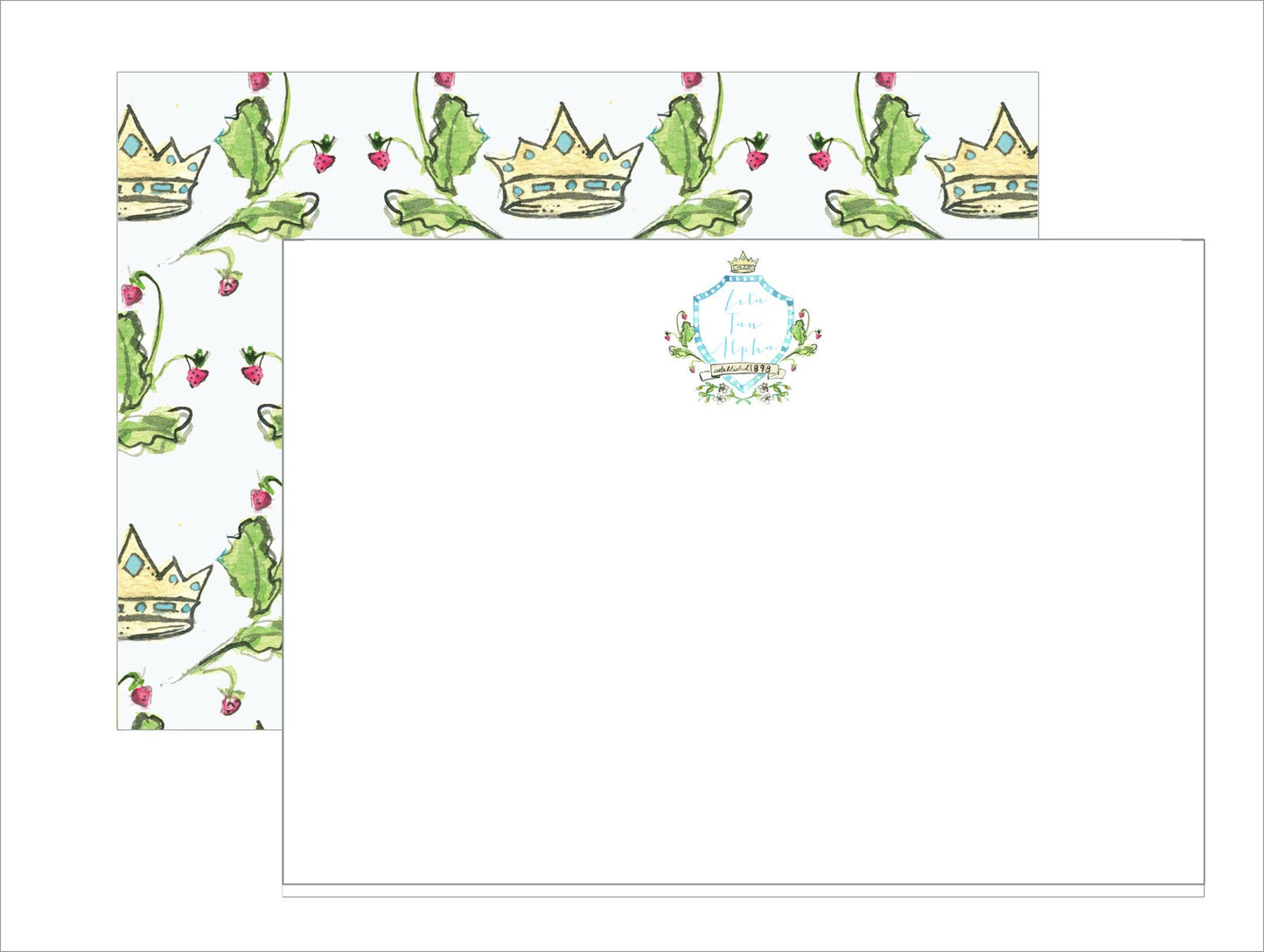 Sorority & Greek MOTIF Notecards