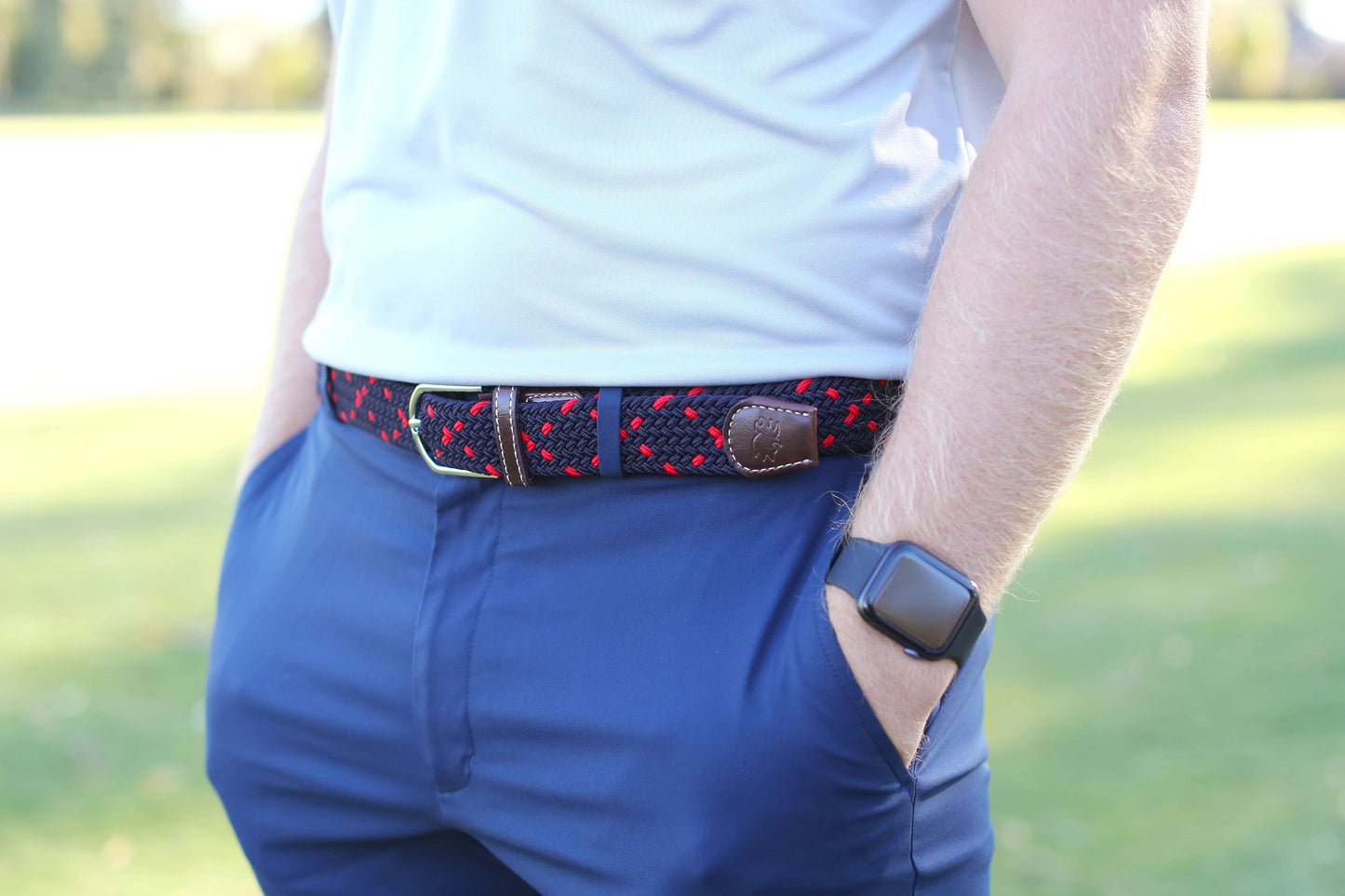 The Harbortown Woven Stretch Belt