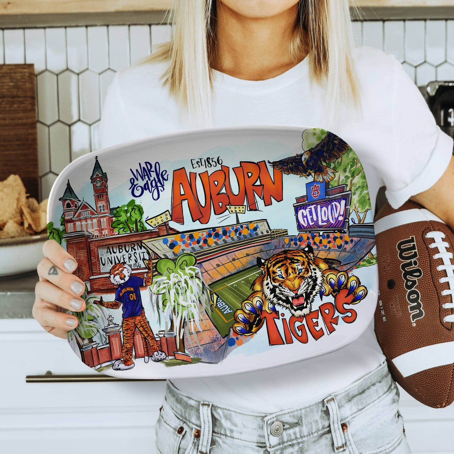 Serving Platter, Georgia, Alabama, Louisiana, Mississippi+