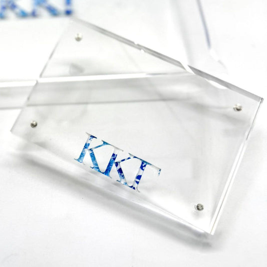 Sorority Magnetic Acrylic Frame 4x6 - Greek Letters  