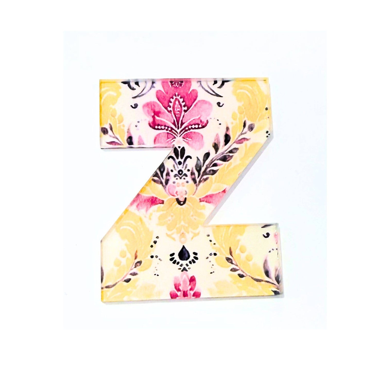 Acrylic Initial Stickers- Fun