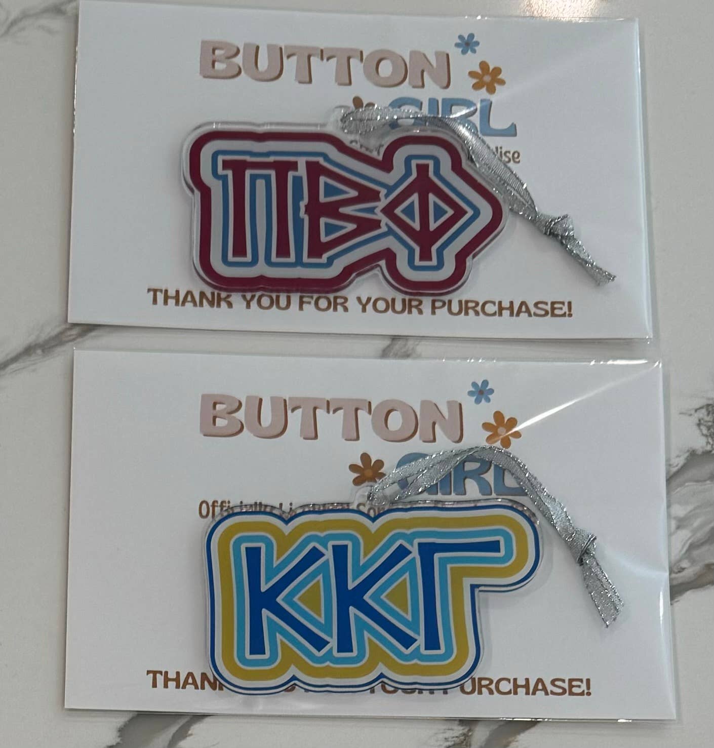 Sorority Acrylic Christmas Ornament