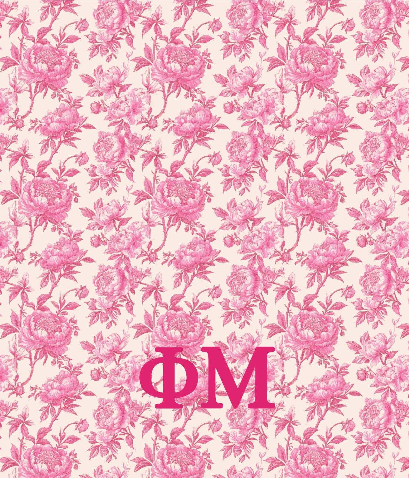 Sorority Floral Minky Blanket