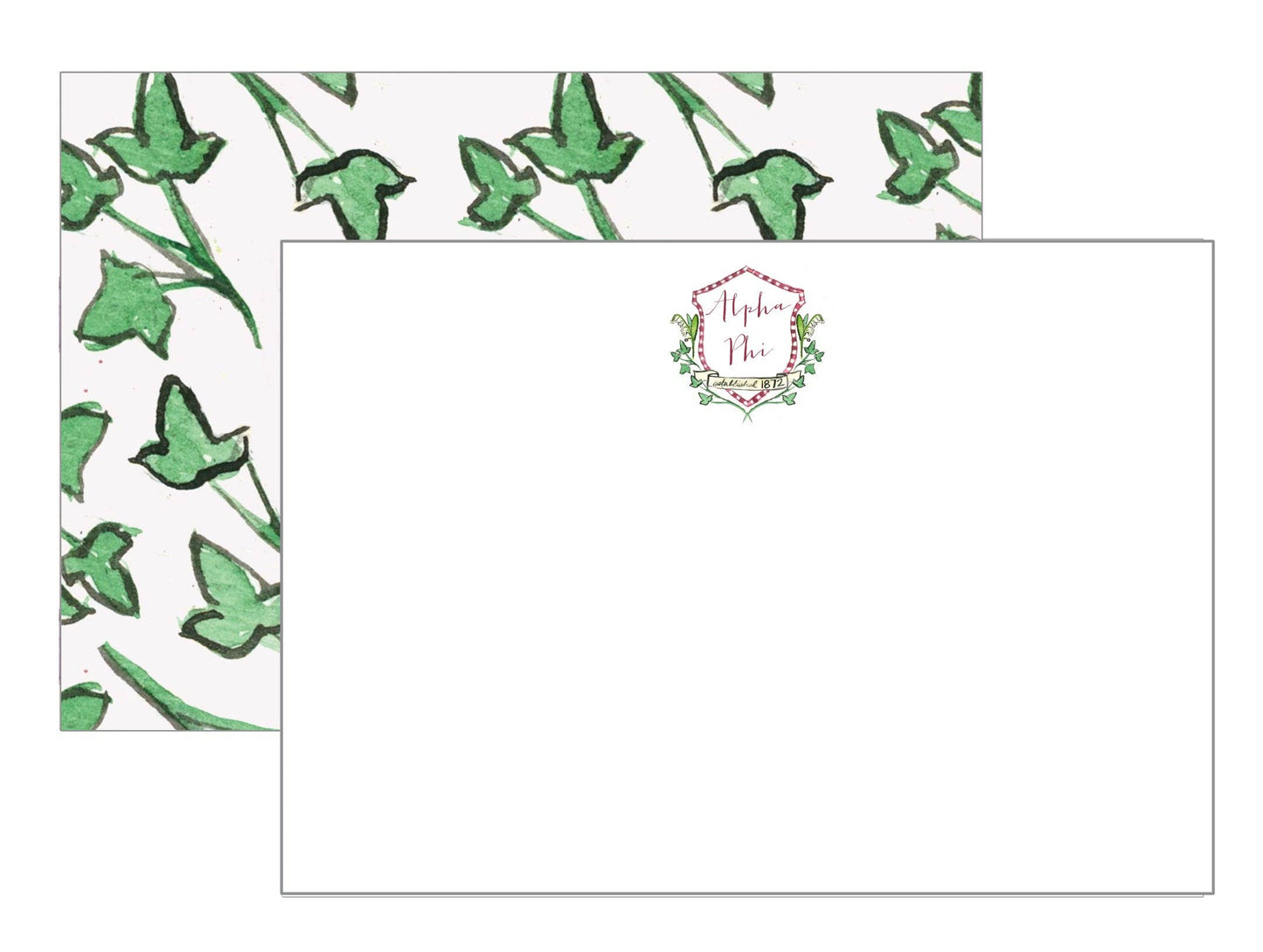 Sorority & Greek MOTIF Notecards