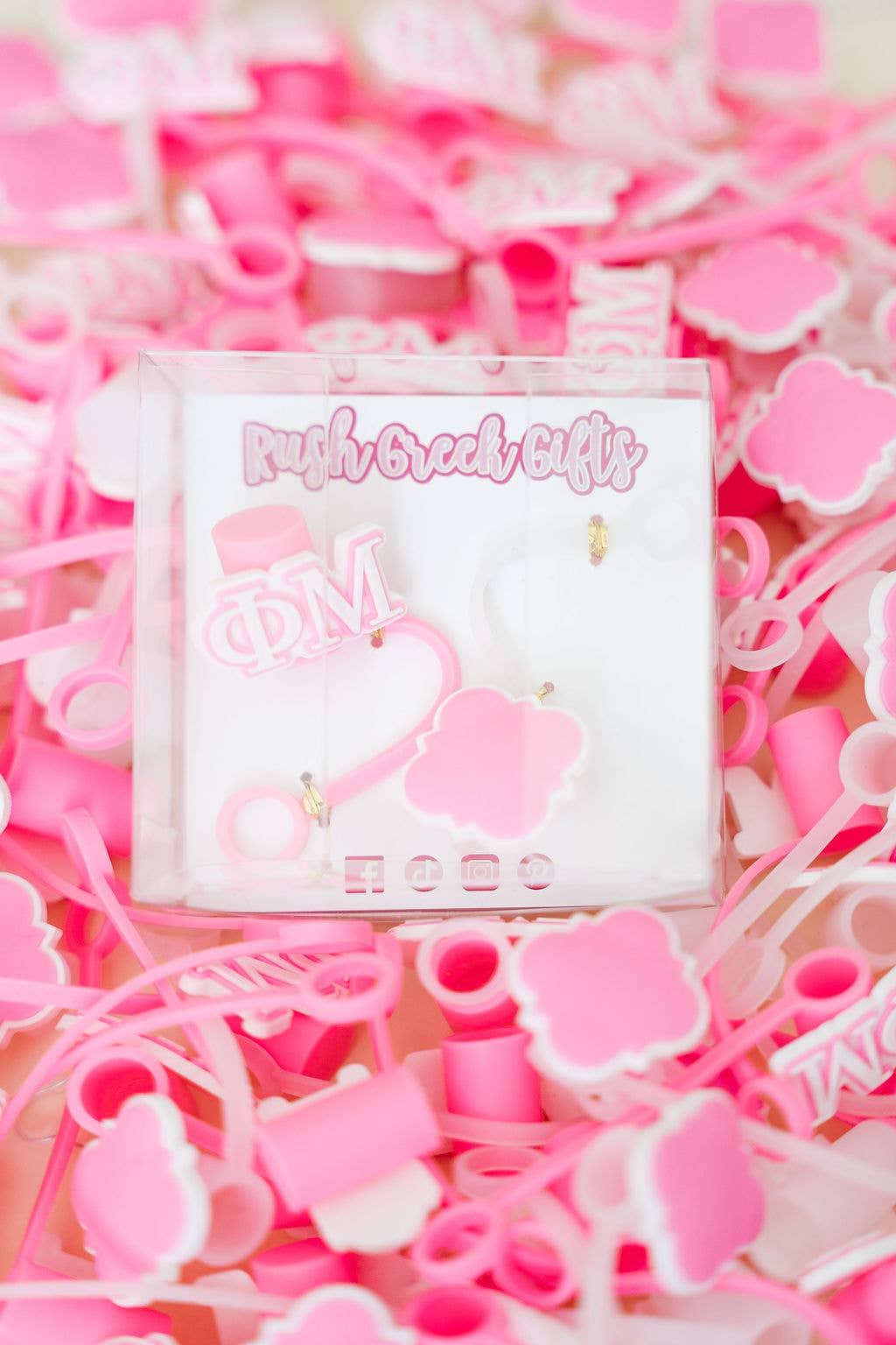 Sorority Straw Toppers