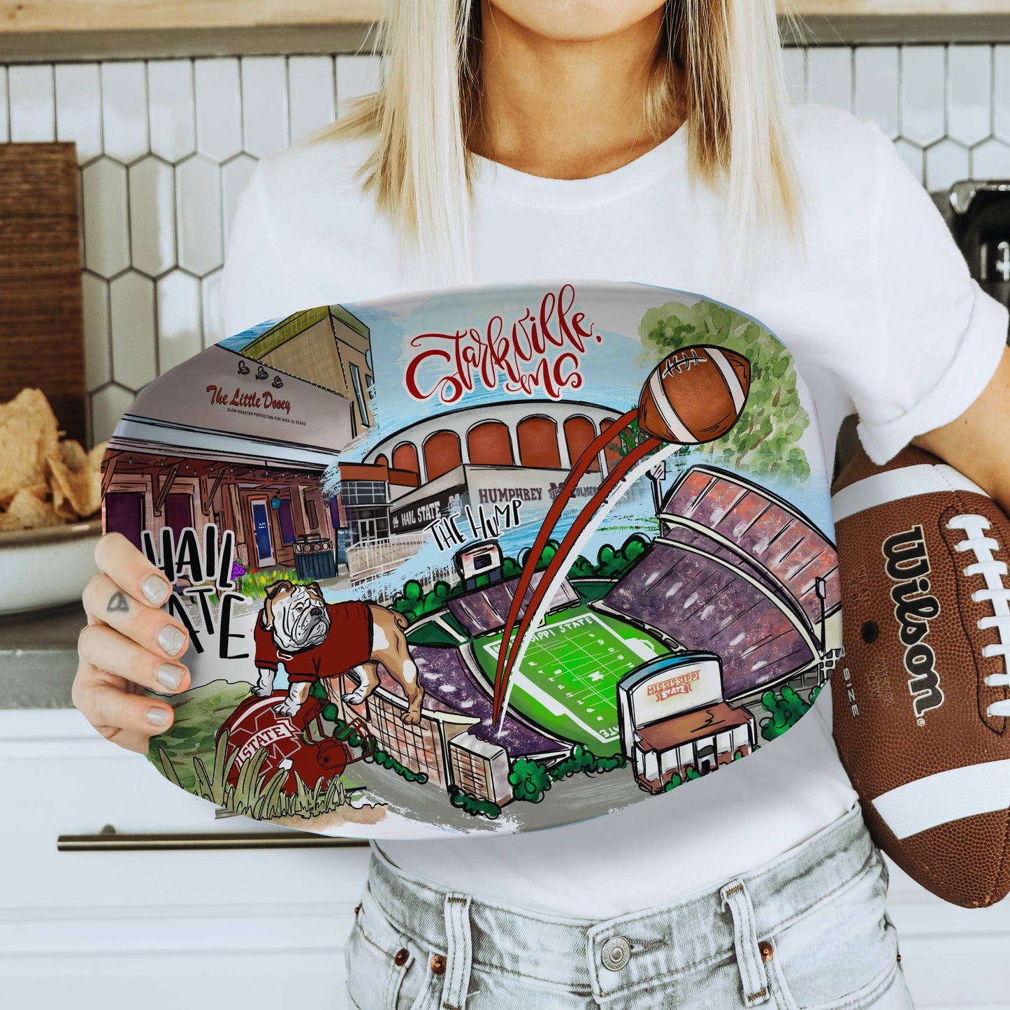 Serving Platter, Georgia, Alabama, Louisiana, Mississippi+