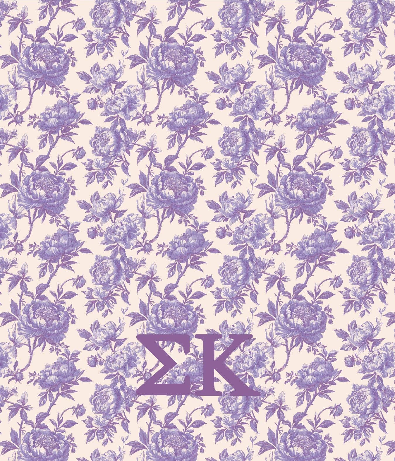 Sorority Floral Minky Blanket