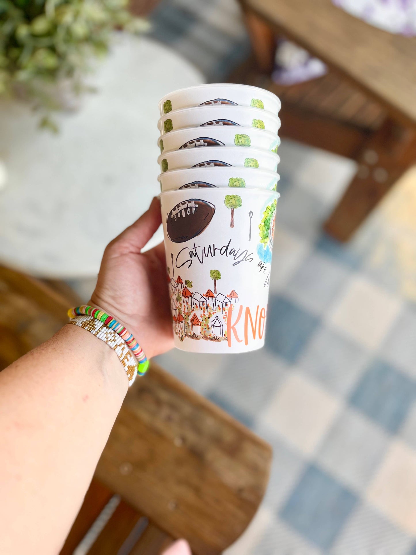 Knoxville Reusable Cups, gifts, collegiate games, alumni